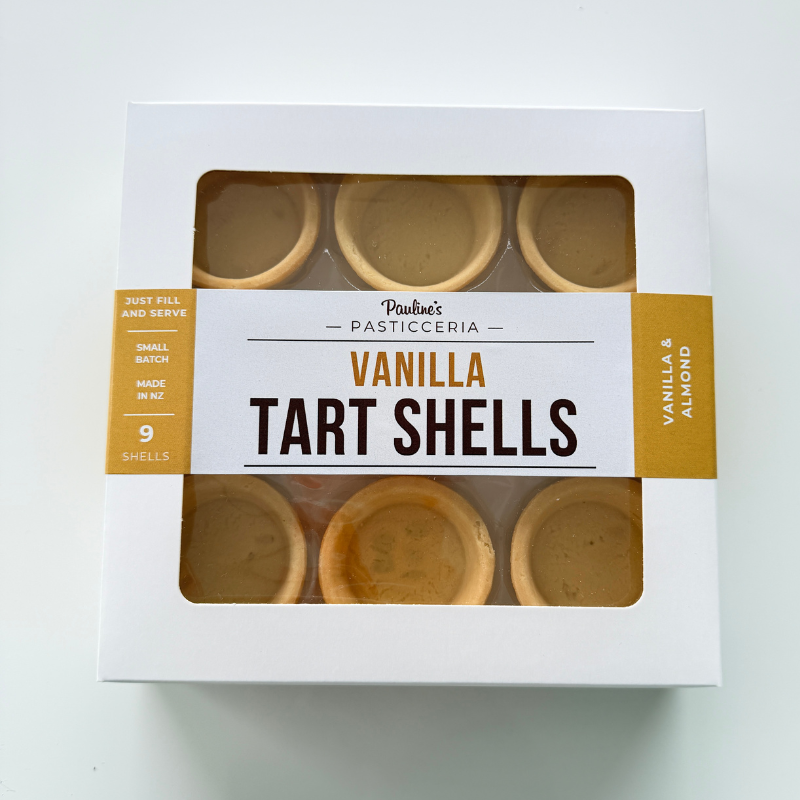 Vanilla Tart Shells - Box of 9
